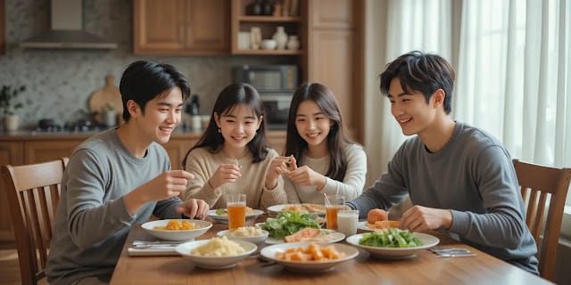 가족과 함께 먹는 수술후 회복 식단 모