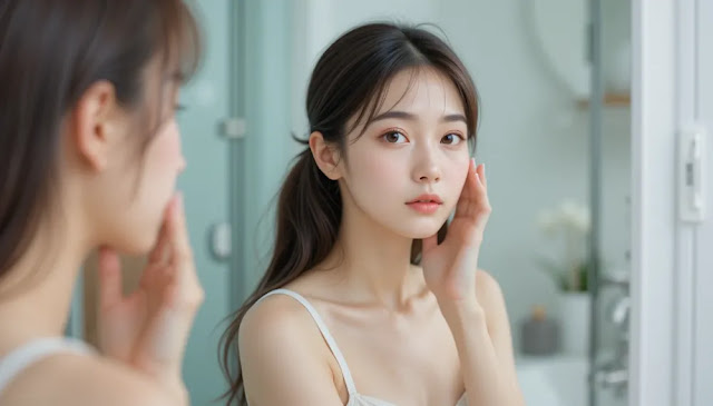 나이아신 아마이드 사용 후 맑아진 피부 상태