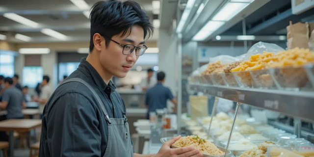 정제 탄수화물 대신 통곡물 식단을 선택하는 모습