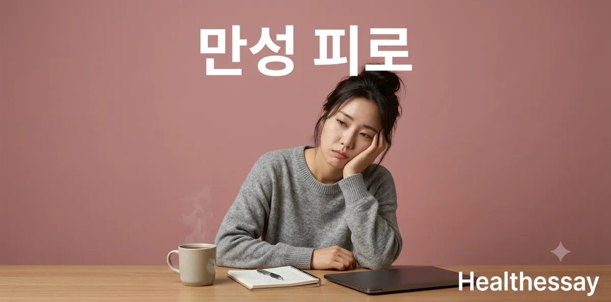 아침 카페인 과다섭취 만성피로 증상으로 책상에 엎드려 몹시 힘들어하는 장면